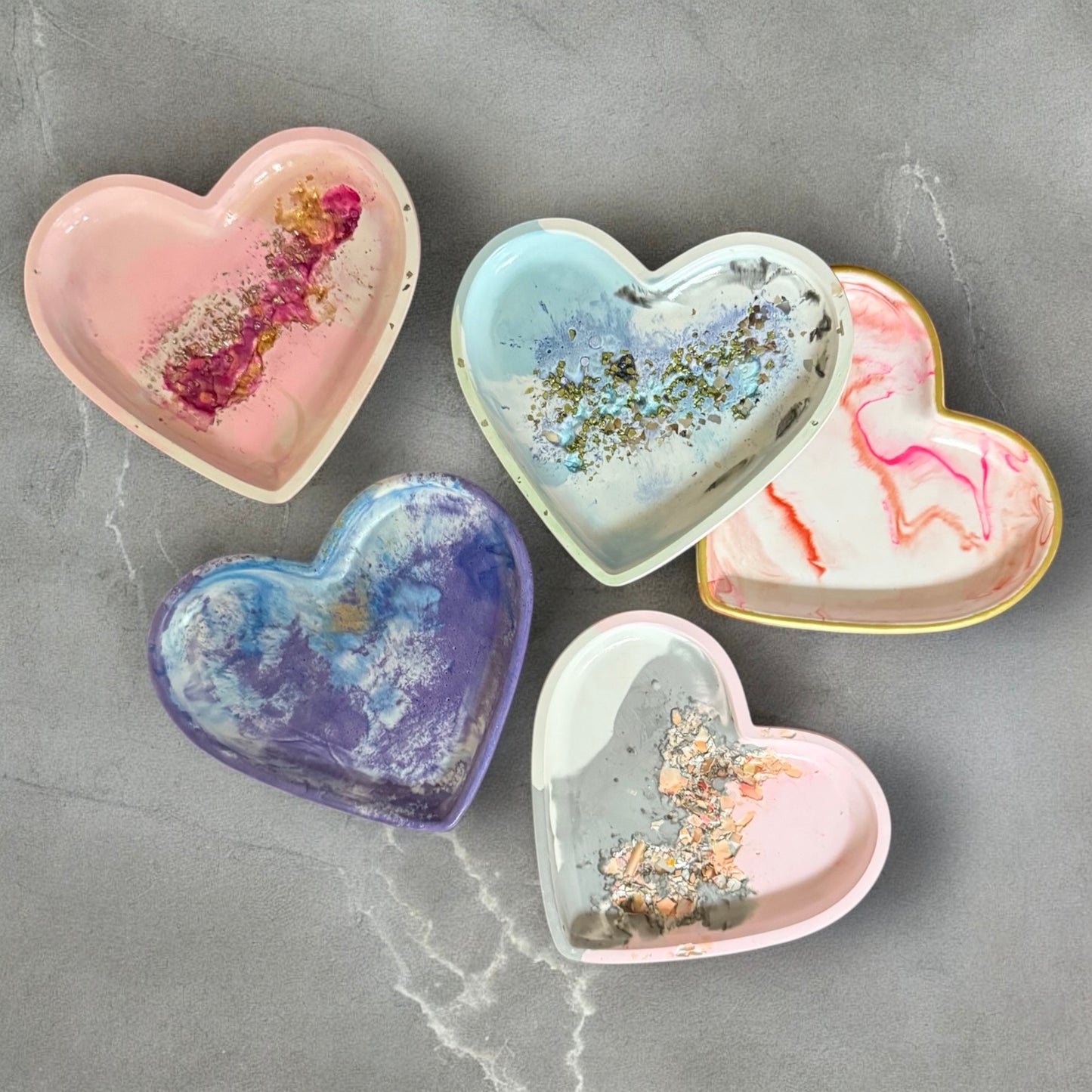 Heart Trinket Trays